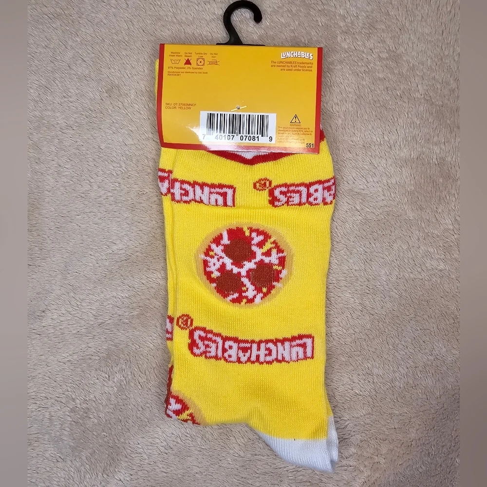 Unisex Adult Lunchable Socks NEW